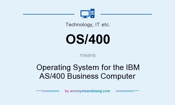 What does OS/400 mean? It stands for Operating System for the IBM AS/400 Business Computer