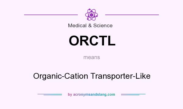 What does ORCTL mean? It stands for Organic-Cation Transporter-Like