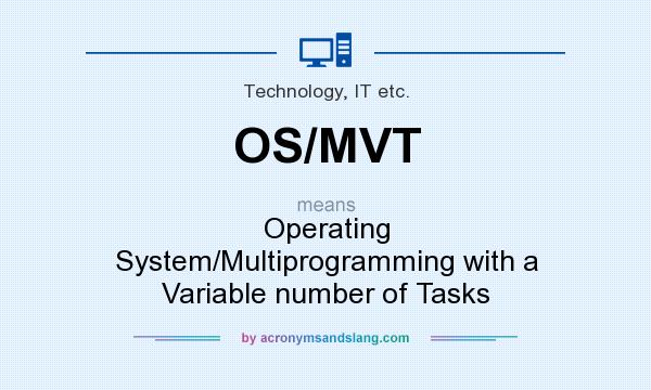 What does OS/MVT mean? It stands for Operating System/Multiprogramming with a Variable number of Tasks