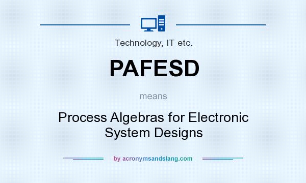 What does PAFESD mean? It stands for Process Algebras for Electronic System Designs