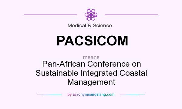 What does PACSICOM mean? It stands for Pan-African Conference on Sustainable Integrated Coastal Management