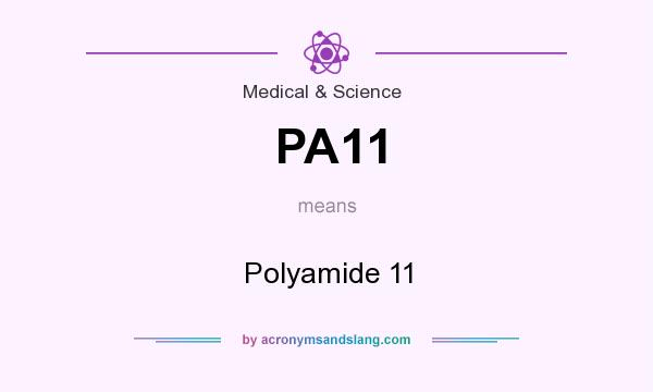 What does PA11 mean? It stands for Polyamide 11