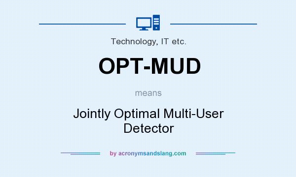What does OPT-MUD mean? It stands for Jointly Optimal Multi-User Detector