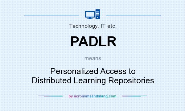 What does PADLR mean? It stands for Personalized Access to Distributed Learning Repositories