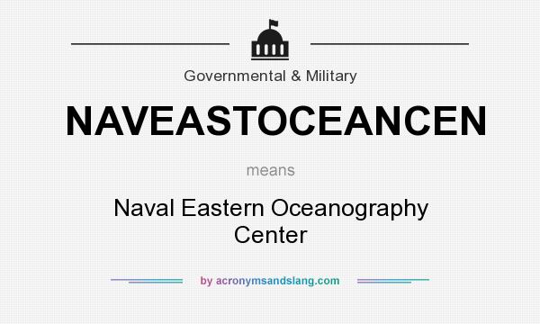 What does NAVEASTOCEANCEN mean? It stands for Naval Eastern Oceanography Center