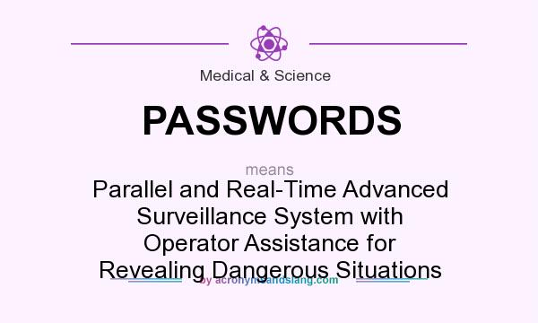 What does PASSWORDS mean? It stands for Parallel and Real-Time Advanced Surveillance System with Operator Assistance for Revealing Dangerous Situations