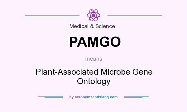 What does PAMGO mean? It stands for Plant-Associated Microbe Gene Ontology