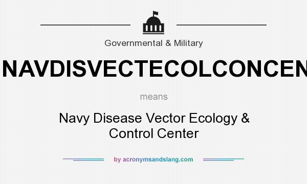 What does NAVDISVECTECOLCONCEN mean? It stands for Navy Disease Vector Ecology & Control Center