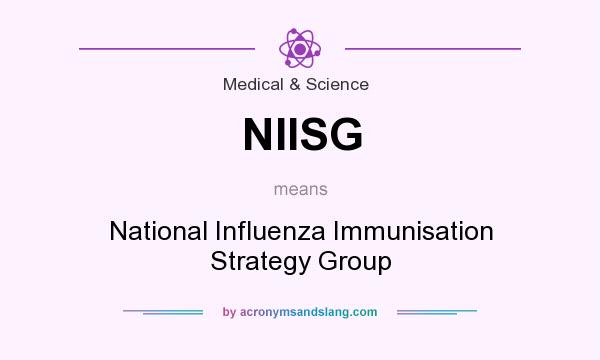 What does NIISG mean? It stands for National Influenza Immunisation Strategy Group