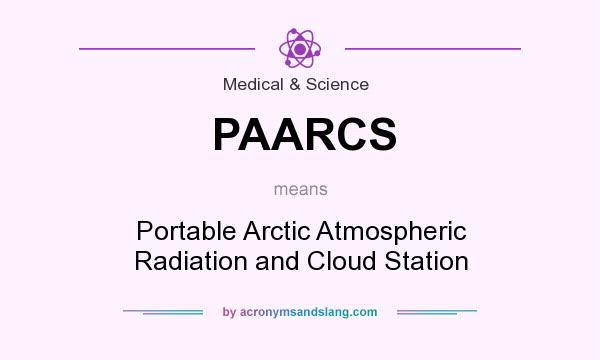 What does PAARCS mean? It stands for Portable Arctic Atmospheric Radiation and Cloud Station