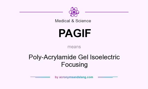 What does PAGIF mean? It stands for Poly-Acrylamide Gel Isoelectric Focusing