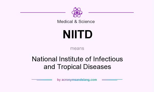 What does NIITD mean? It stands for National Institute of Infectious and Tropical Diseases