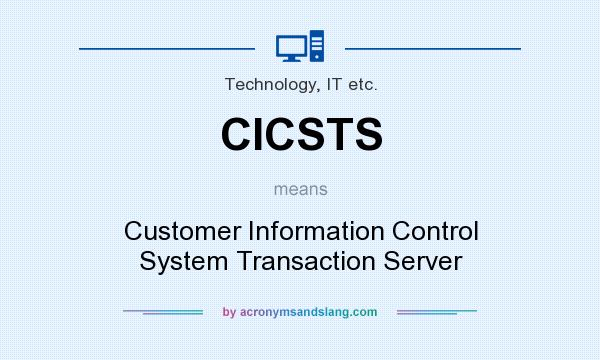 What does CICSTS mean? It stands for Customer Information Control System Transaction Server