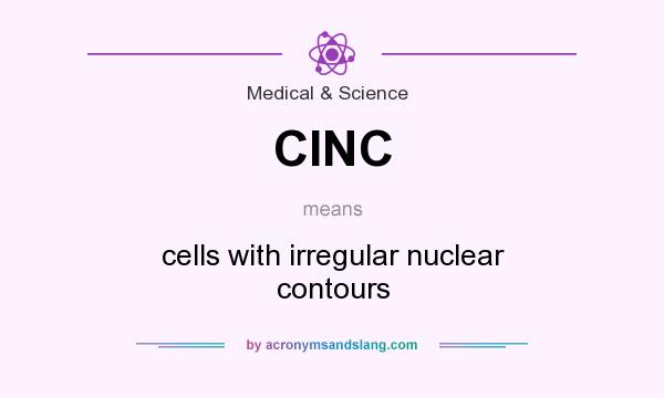 What does CINC mean? It stands for cells with irregular nuclear contours