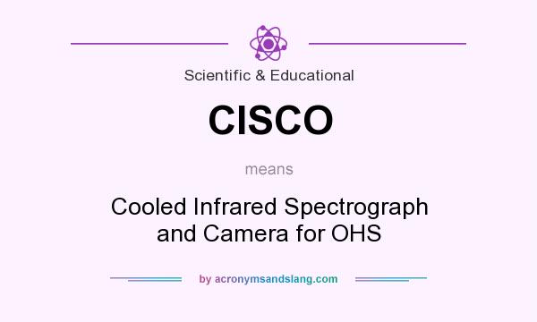 What does CISCO mean? It stands for Cooled Infrared Spectrograph and Camera for OHS