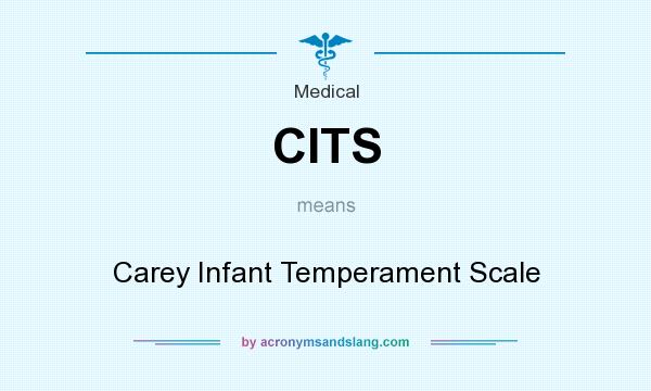 What does CITS mean? It stands for Carey Infant Temperament Scale