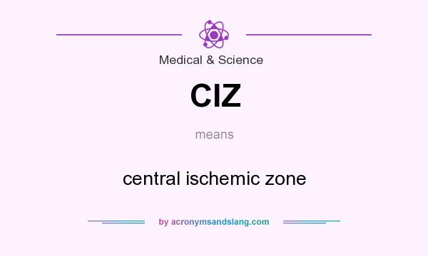 What does CIZ mean? It stands for central ischemic zone