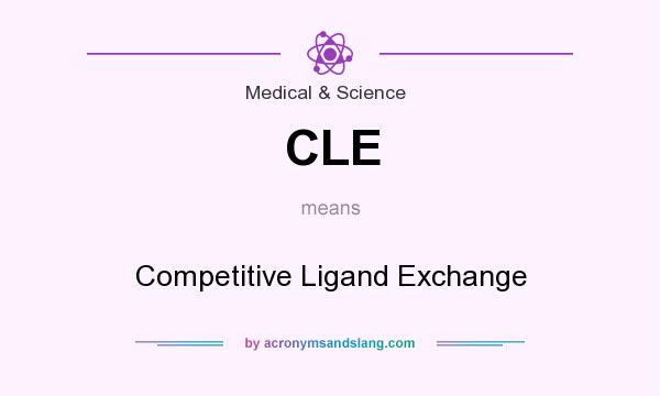 What does CLE mean? It stands for Competitive Ligand Exchange