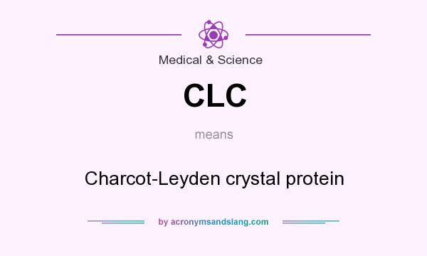 What does CLC mean? It stands for Charcot-Leyden crystal protein