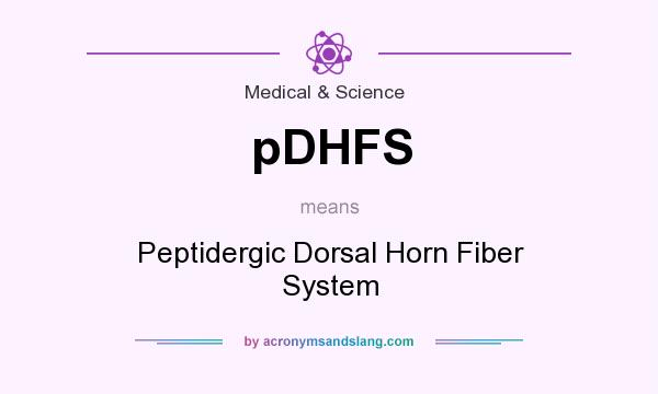 What does pDHFS mean? It stands for Peptidergic Dorsal Horn Fiber System