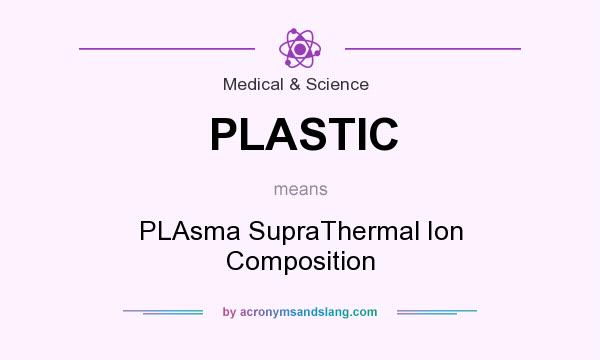 What does PLASTIC mean? It stands for PLAsma SupraThermal Ion Composition