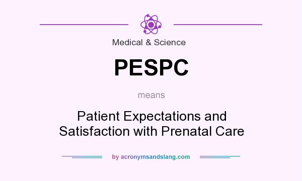 What does PESPC mean? It stands for Patient Expectations and Satisfaction with Prenatal Care