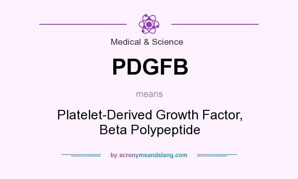 What does PDGFB mean? It stands for Platelet-Derived Growth Factor, Beta Polypeptide