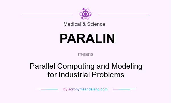 What does PARALIN mean? It stands for Parallel Computing and Modeling for Industrial Problems