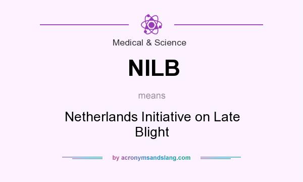 What does NILB mean? It stands for Netherlands Initiative on Late Blight