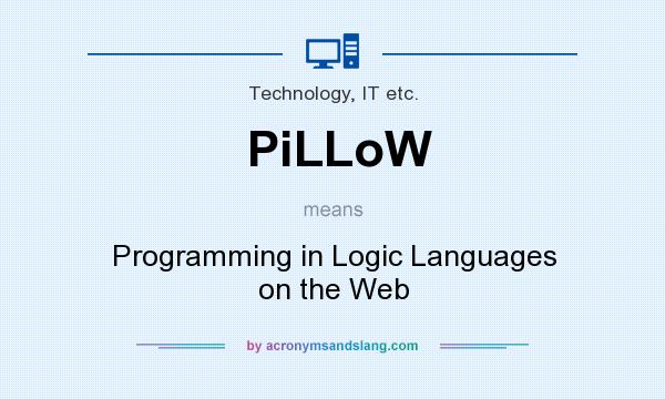 What does PiLLoW mean? It stands for Programming in Logic Languages on the Web