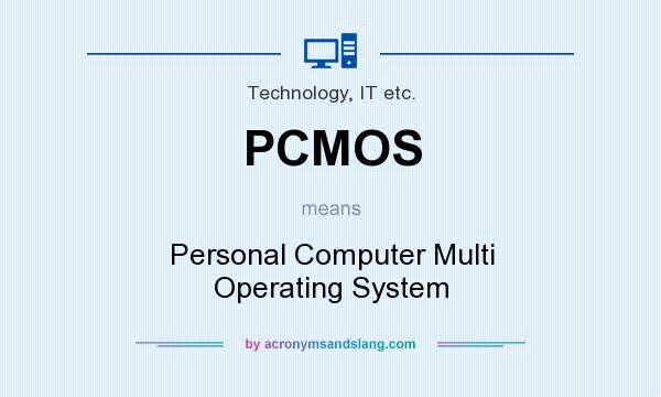 What does PCMOS mean? It stands for Personal Computer Multi Operating System