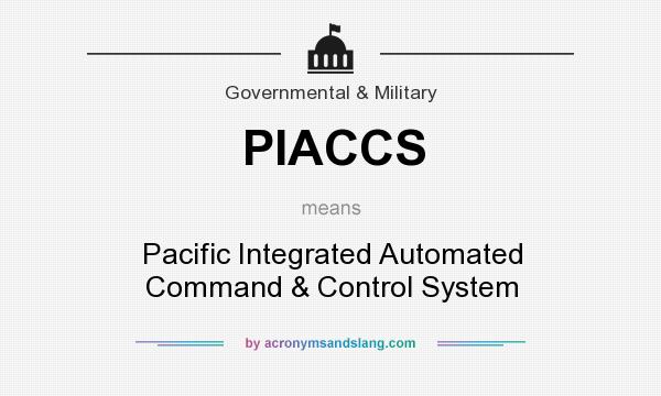 What does PIACCS mean? It stands for Pacific Integrated Automated Command & Control System