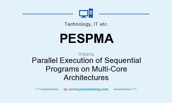 What does PESPMA mean? It stands for Parallel Execution of Sequential Programs on Multi-Core Architectures