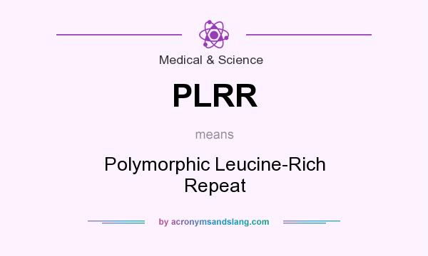 What does PLRR mean? It stands for Polymorphic Leucine-Rich Repeat