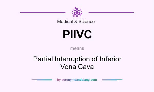 What does PIIVC mean? It stands for Partial Interruption of Inferior Vena Cava
