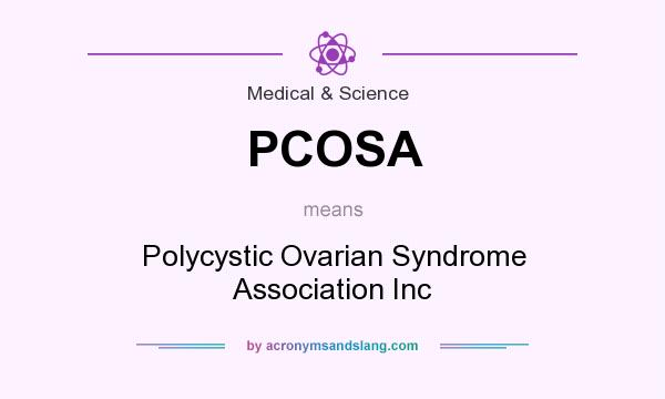 What does PCOSA mean? It stands for Polycystic Ovarian Syndrome Association Inc