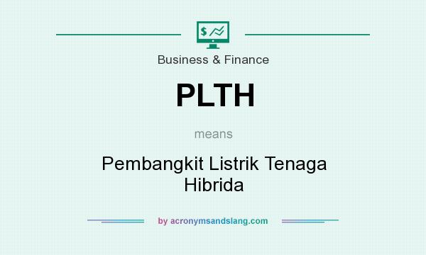 What does PLTH mean? It stands for Pembangkit Listrik Tenaga Hibrida