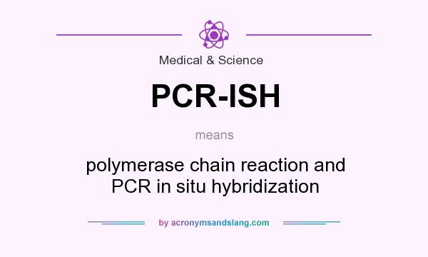 What does PCR-ISH mean? It stands for polymerase chain reaction and PCR in situ hybridization