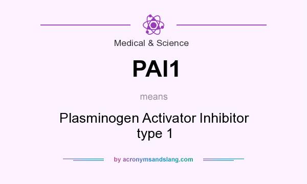 What does PAI1 mean? It stands for Plasminogen Activator Inhibitor type 1