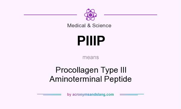 What does PIIIP mean? It stands for Procollagen Type III Aminoterminal Peptide
