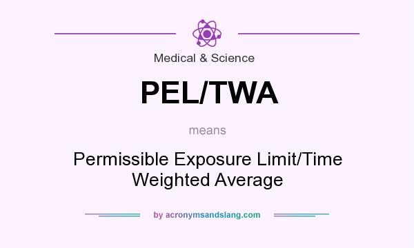 What does PEL/TWA mean? It stands for Permissible Exposure Limit/Time Weighted Average