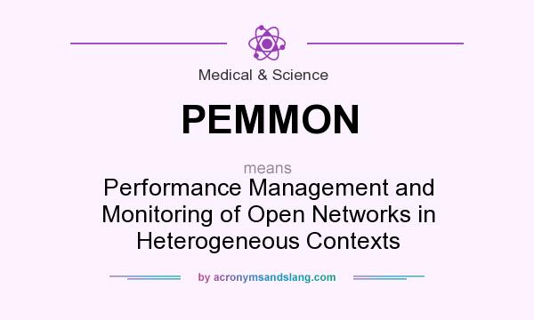 What does PEMMON mean? It stands for Performance Management and Monitoring of Open Networks in Heterogeneous Contexts