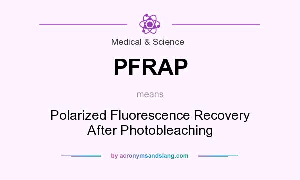 What does PFRAP mean? It stands for Polarized Fluorescence Recovery After Photobleaching