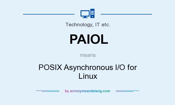 What does PAIOL mean? It stands for POSIX Asynchronous I/O for Linux