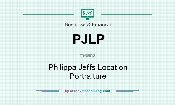 What does PJLP mean? It stands for Philippa Jeffs Location Portraiture