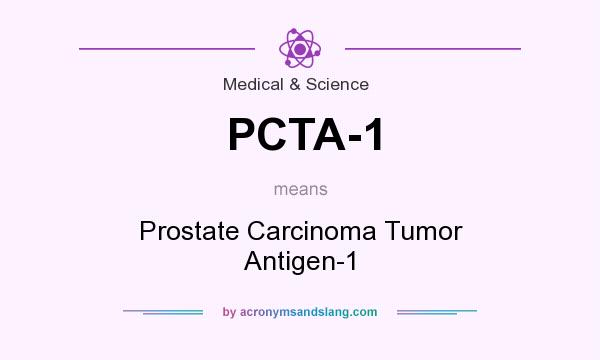 What does PCTA-1 mean? It stands for Prostate Carcinoma Tumor Antigen-1