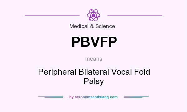 What does PBVFP mean? It stands for Peripheral Bilateral Vocal Fold Palsy