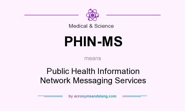 What does PHIN-MS mean? It stands for Public Health Information Network Messaging Services