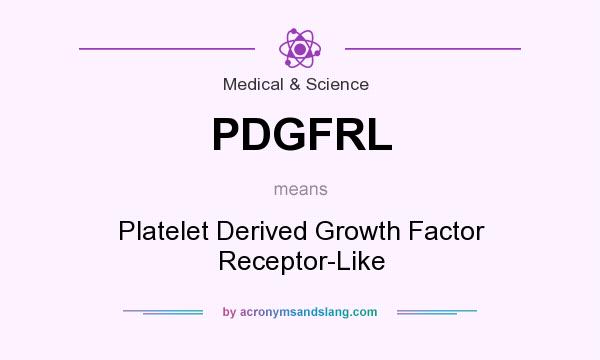 What does PDGFRL mean? It stands for Platelet Derived Growth Factor Receptor-Like
