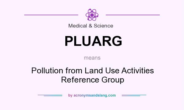 What does PLUARG mean? It stands for Pollution from Land Use Activities Reference Group